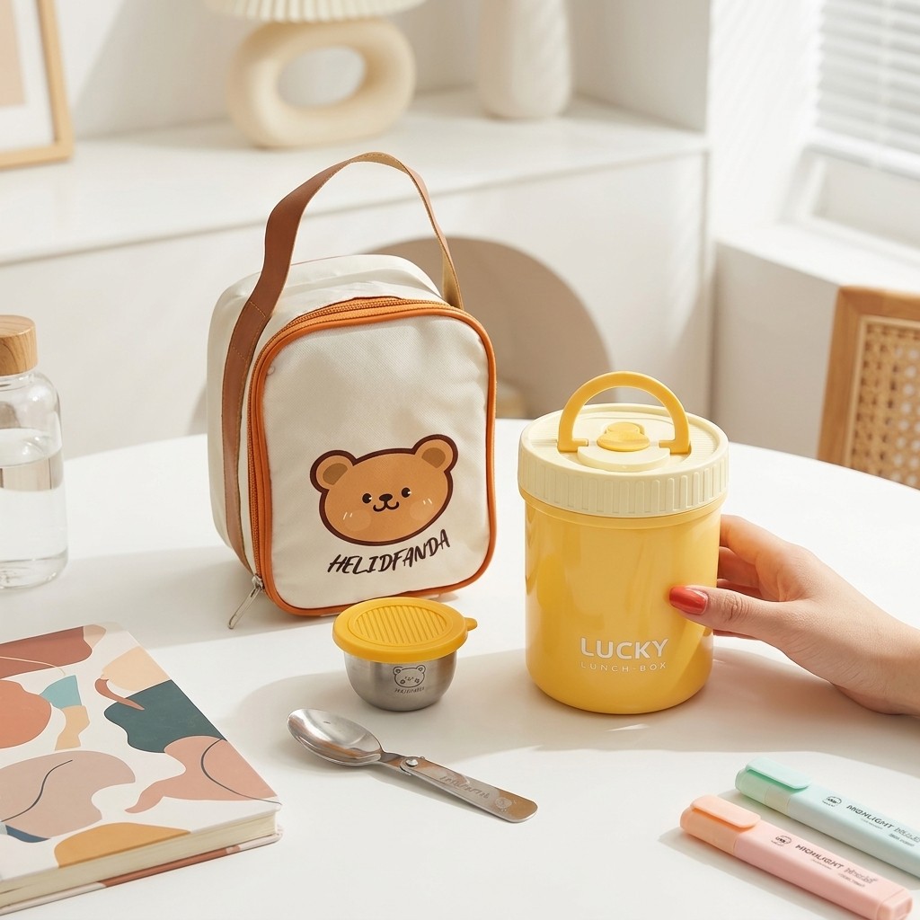 Baby Food Yogurt - Mikrowellengeeignete, isolierte Bento-Lunchbox aus Edelstahl 304,