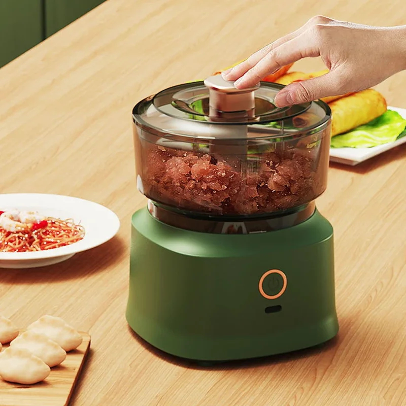Baby Food Vegetable - Mini-Fleischzerkleinerer Elektrischer Knoblauchzerkleinerer Multifunktionale Kabellose Küchenmaschine