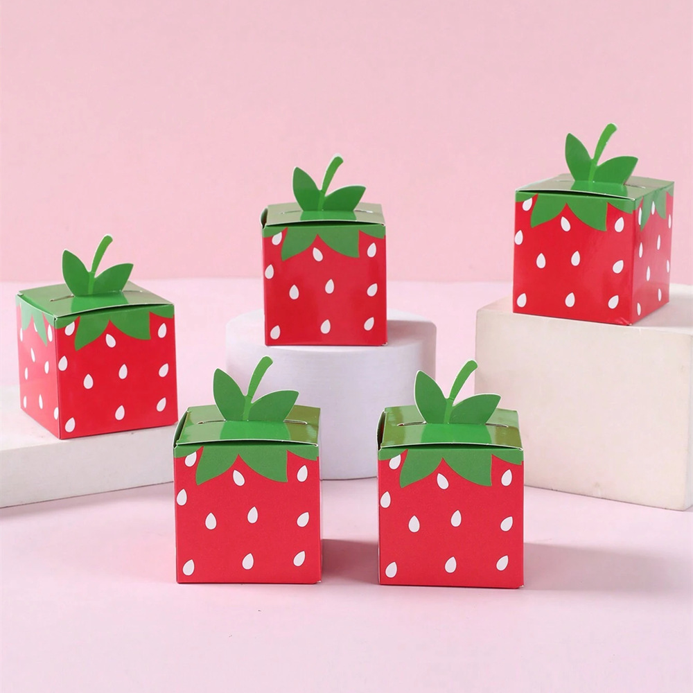 Baby Food Container - 10 Stücke Süße Frucht Erdbeere Thema
