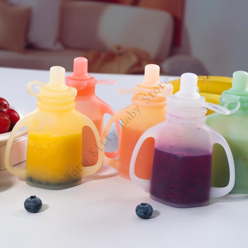 Baby Food Vegetable - XXFE 110 Babynahrungsbehälter, große Kapazität, Silikon-Aufbewahrungstasche