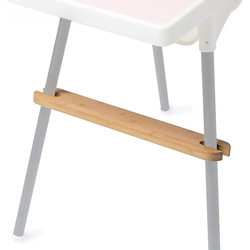 Baby Food Chair - Baby Hochstuhl Fußstütze Natürliche Bambus Holz