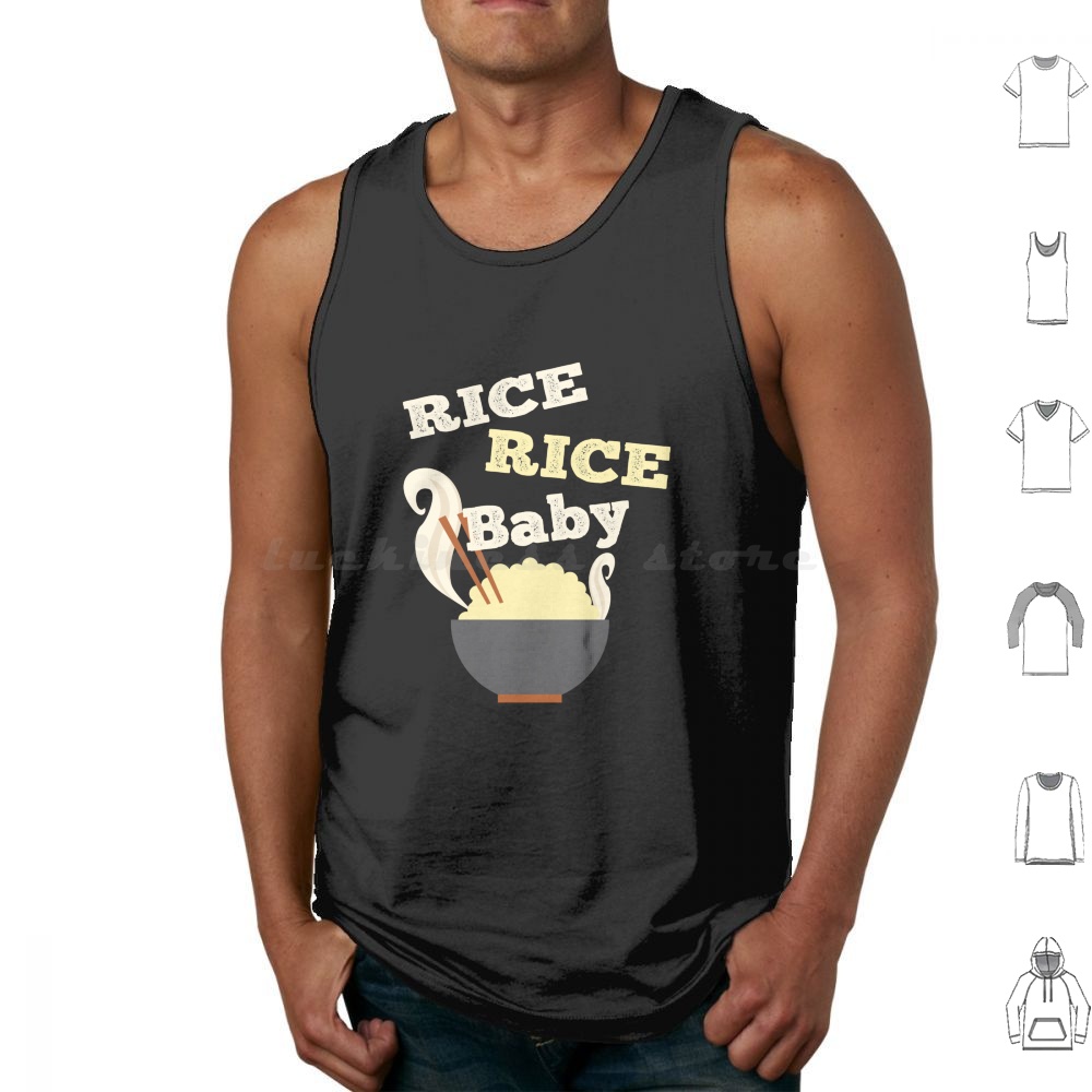 Baby Food Korea - Rice Rice Baby Tanktops aus bedruckter
