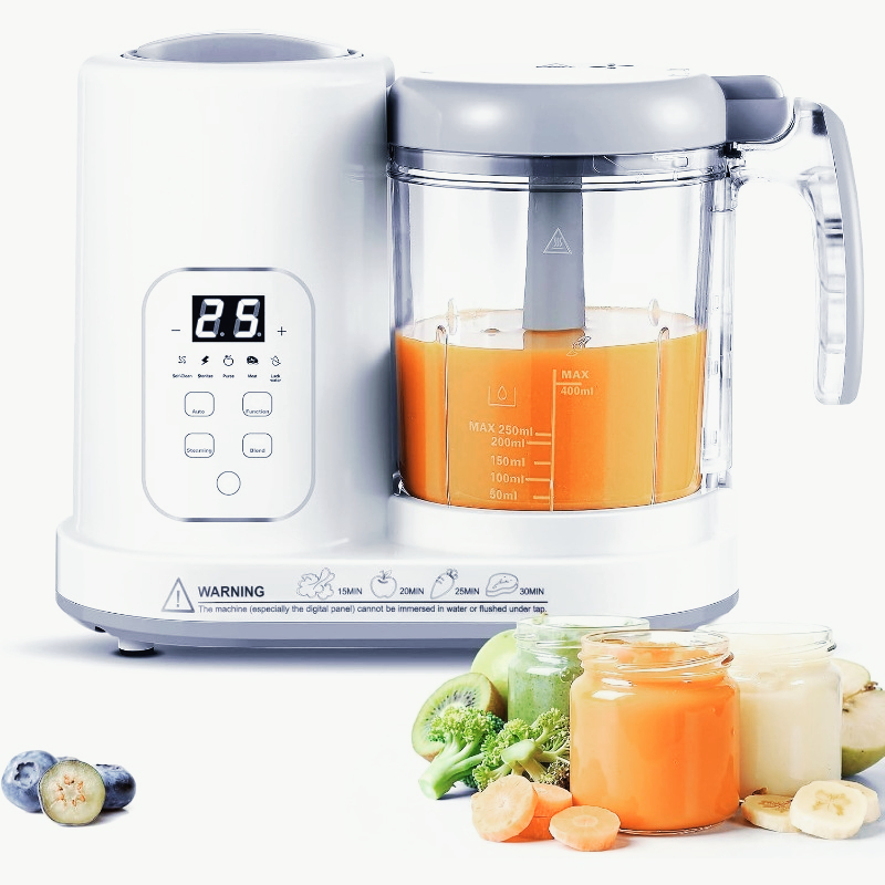 Baby Food Quantity - Baby-Nahrungszubereiter Dampfgarer Mixer 4-in-1 Automatischer Dampfgarer
