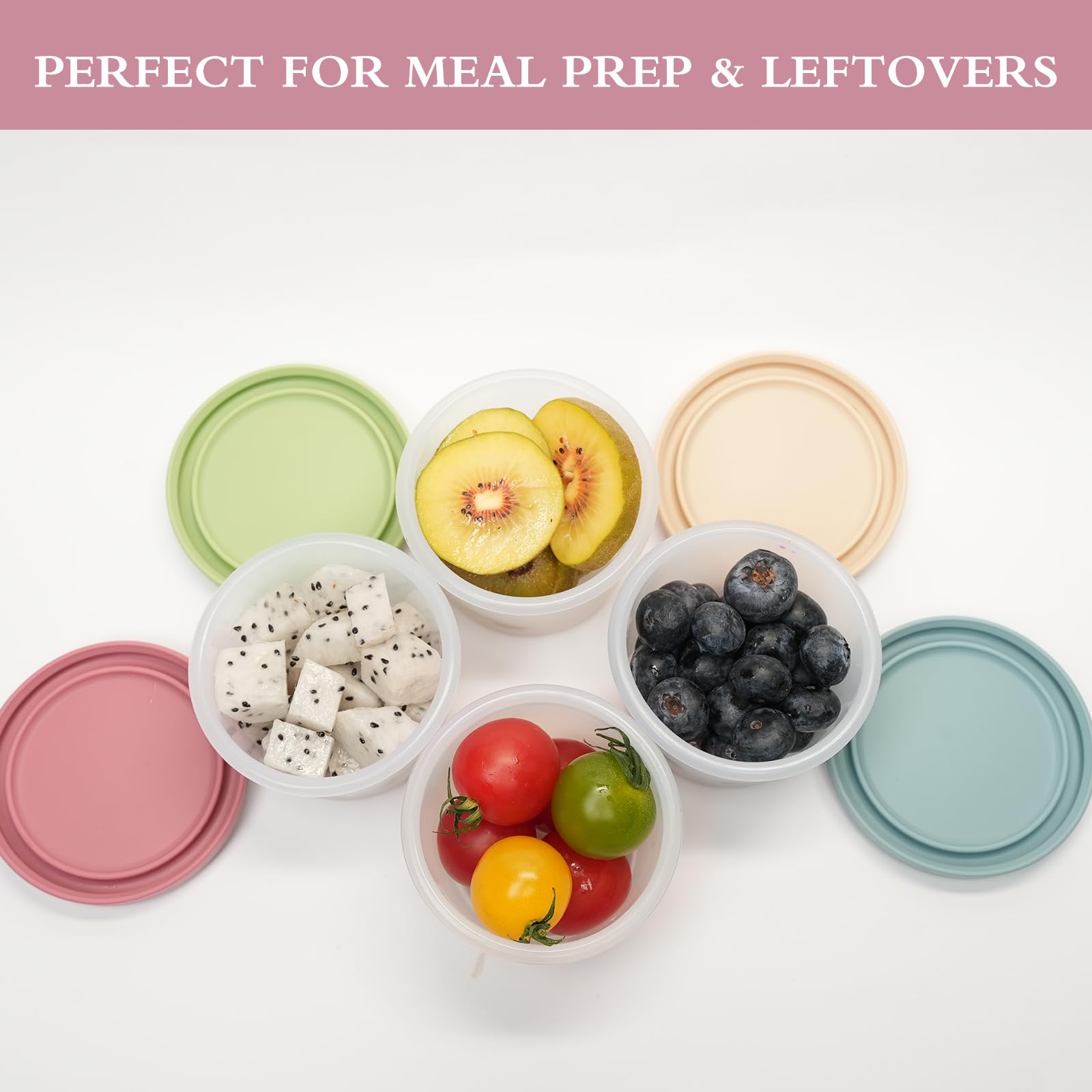 Baby Food Container - Lebensmittelechter Silikon-Babynahrungsbehälter, Luftdichte Aufbewahrungsbox, Einfrierbar &