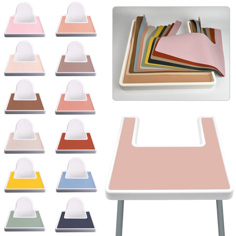 Baby Food Chair - Hochstuhl-Tischset für Antilop-Babyhochstuhl, Silikon-Tischsets, Hochstuhl-Tablett, Finger-Foods-Tischset