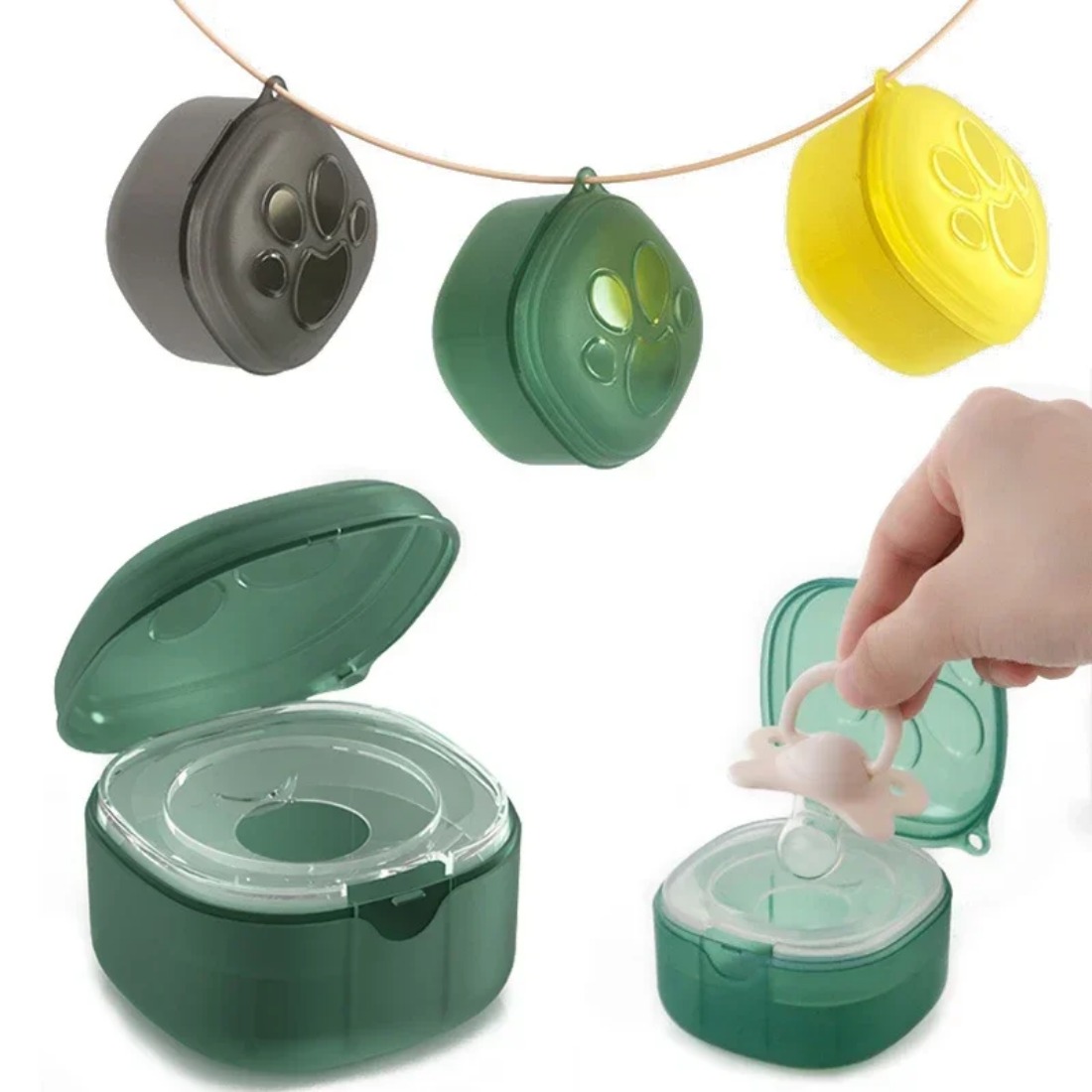 Baby Food Container - Food Grade Silikon Schnuller Box Baby