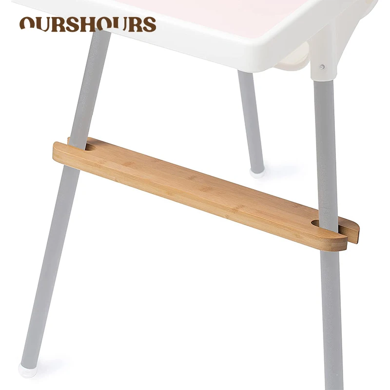 Baby Food Chair - Baby Hochstuhl Fußstütze Natürliche Bambus Holz