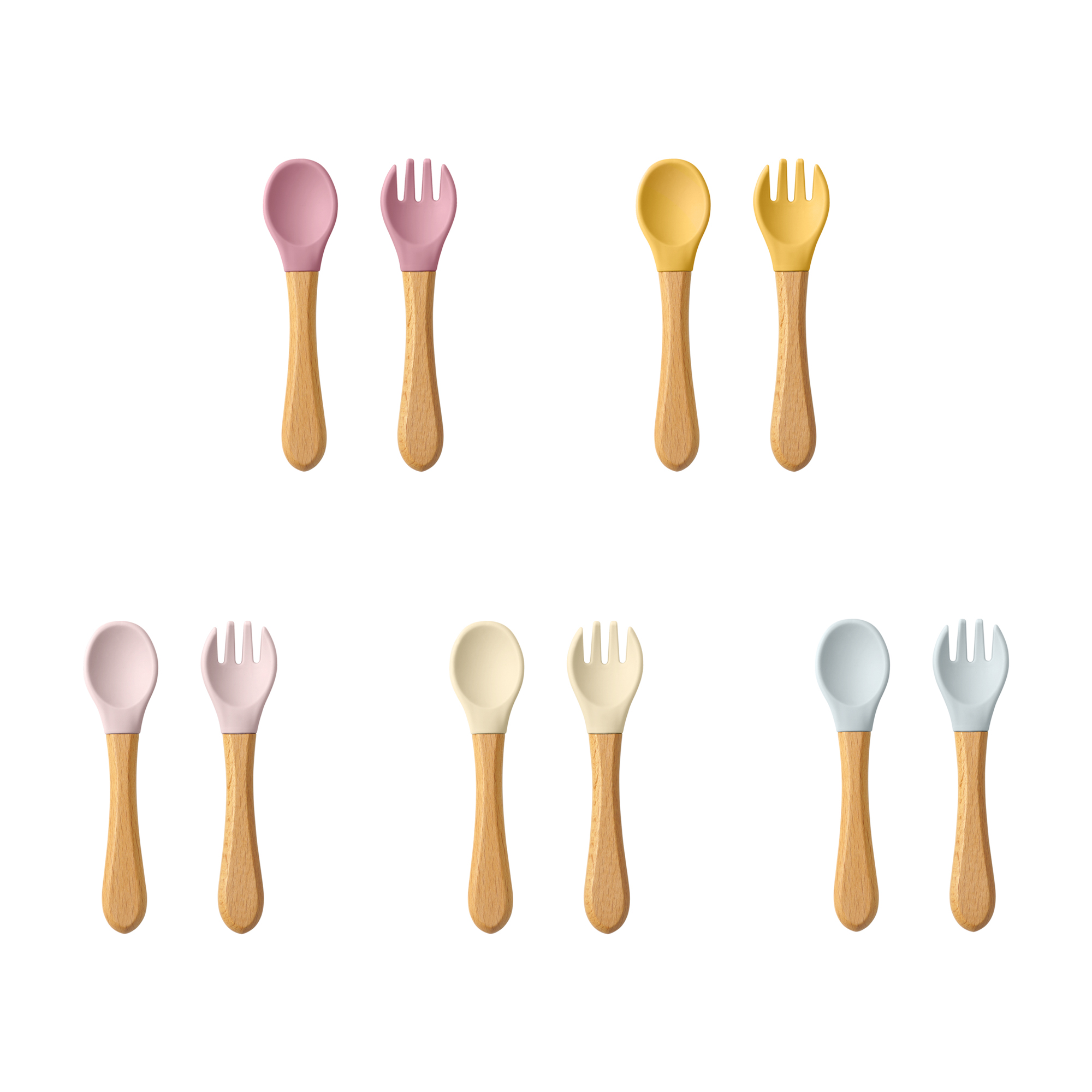Baby Food Quantity - 2PCS Baby Lernen Löffel Utensilien Set