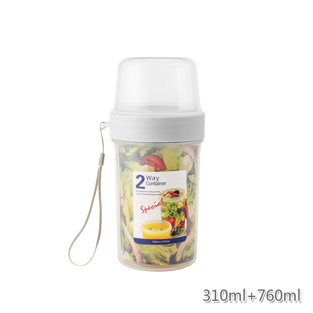 Baby Food Yogurt - Doppelschichtiger, auslaufsicherer Lebensmittelbehälter, tragbarer Behälter für