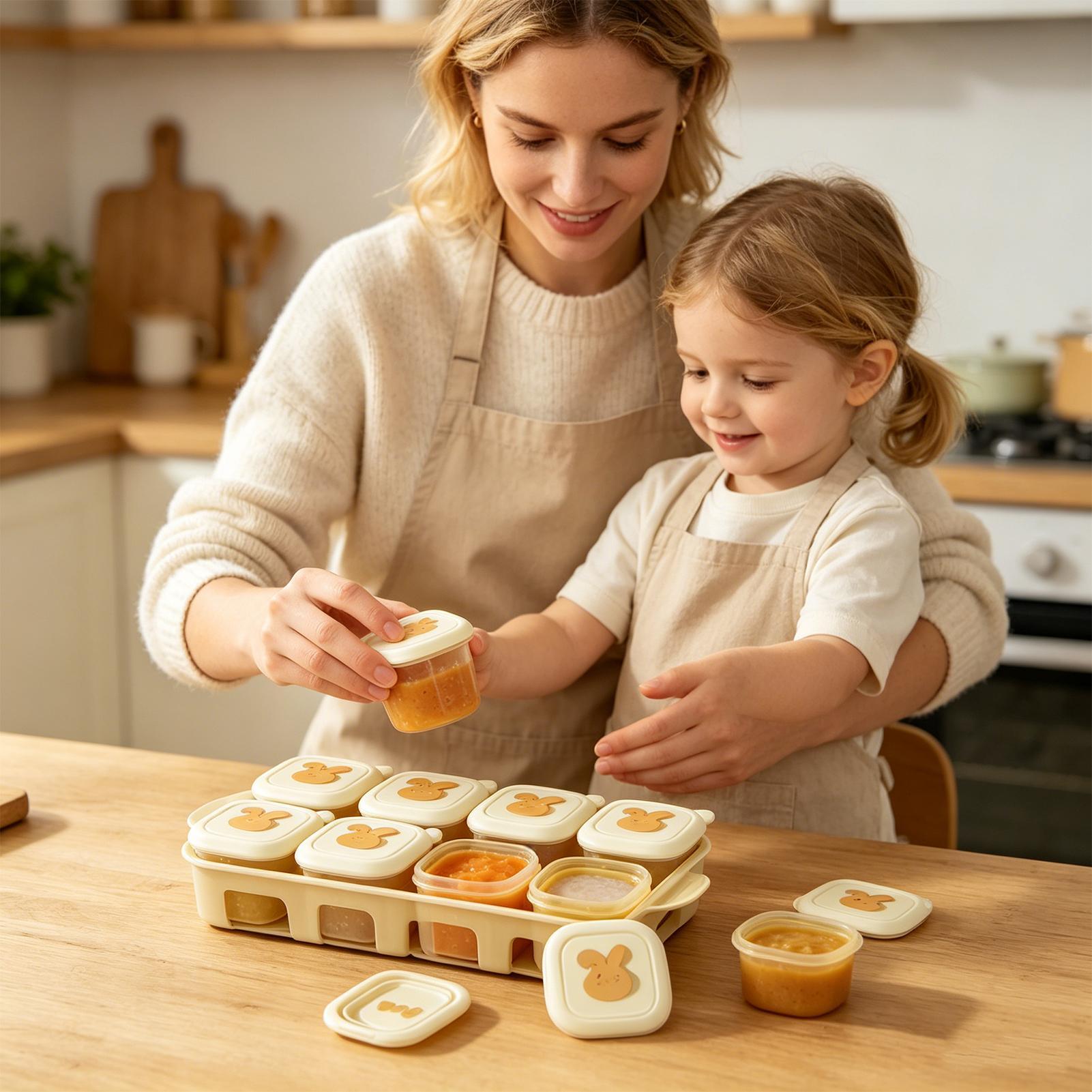 Würfelförmige Lebensmittel-Gef – Baby Food Yogurt Bewertung und Preis