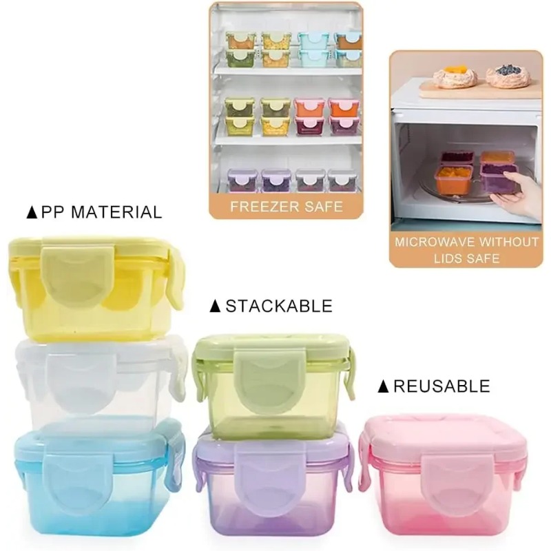 4 Stück Mini Luftdichte Lebens – Baby Food Prep Containers Bewertung und Preis