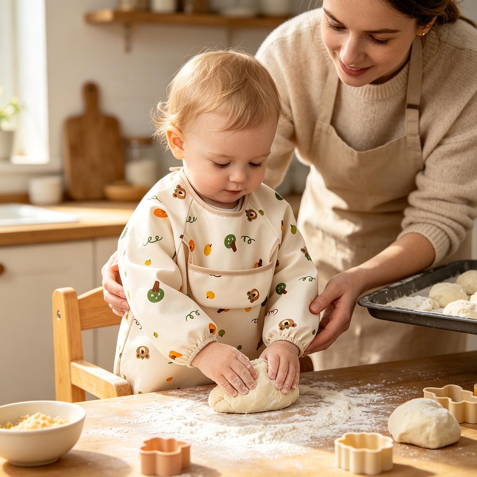 Kinder-Lätzchen, wasserdicht,  – Baby Food In Restaurant Bewertung und Preis