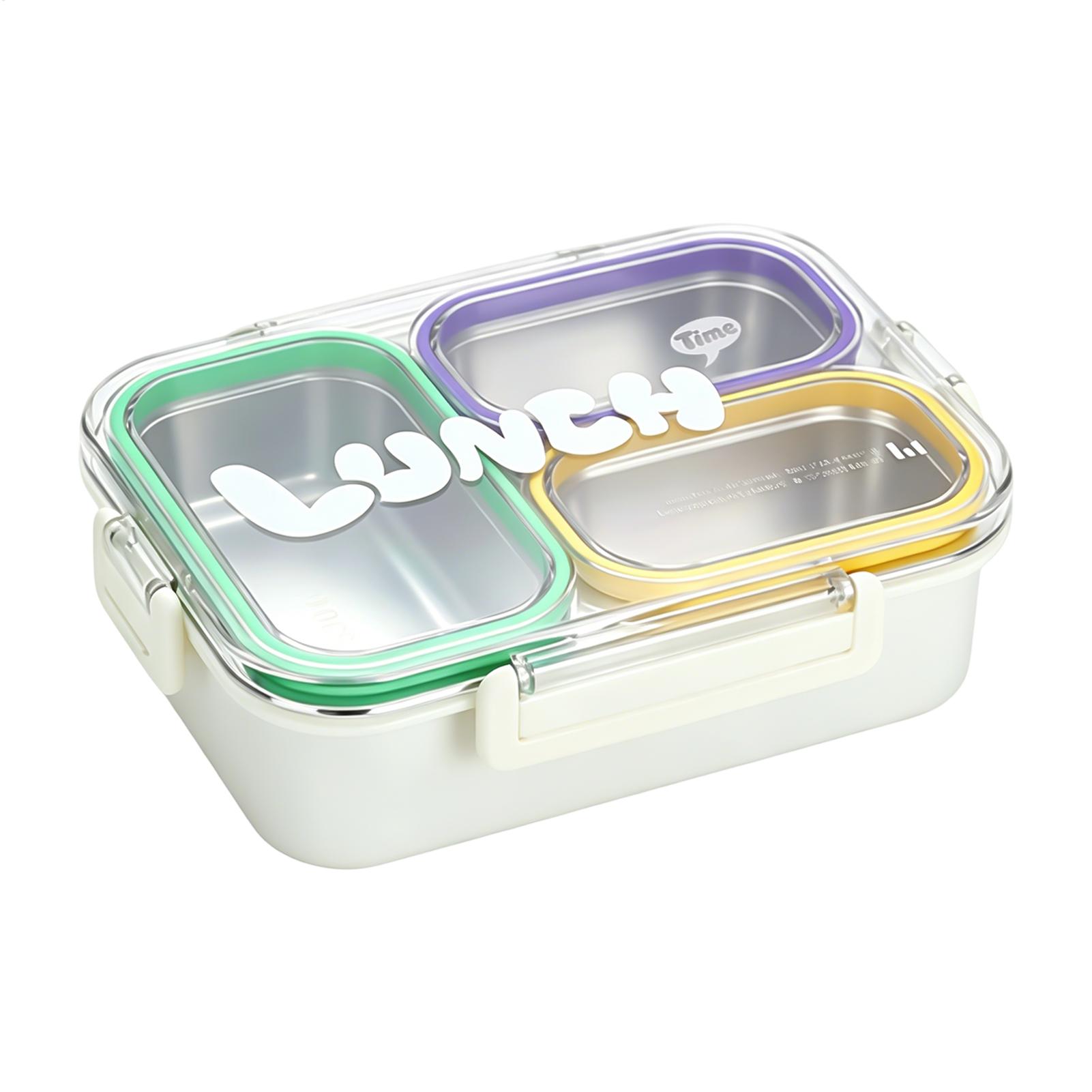 Edelstahl-Lunchbox, geteilt, a – Baby Food Container Bewertung und Preis