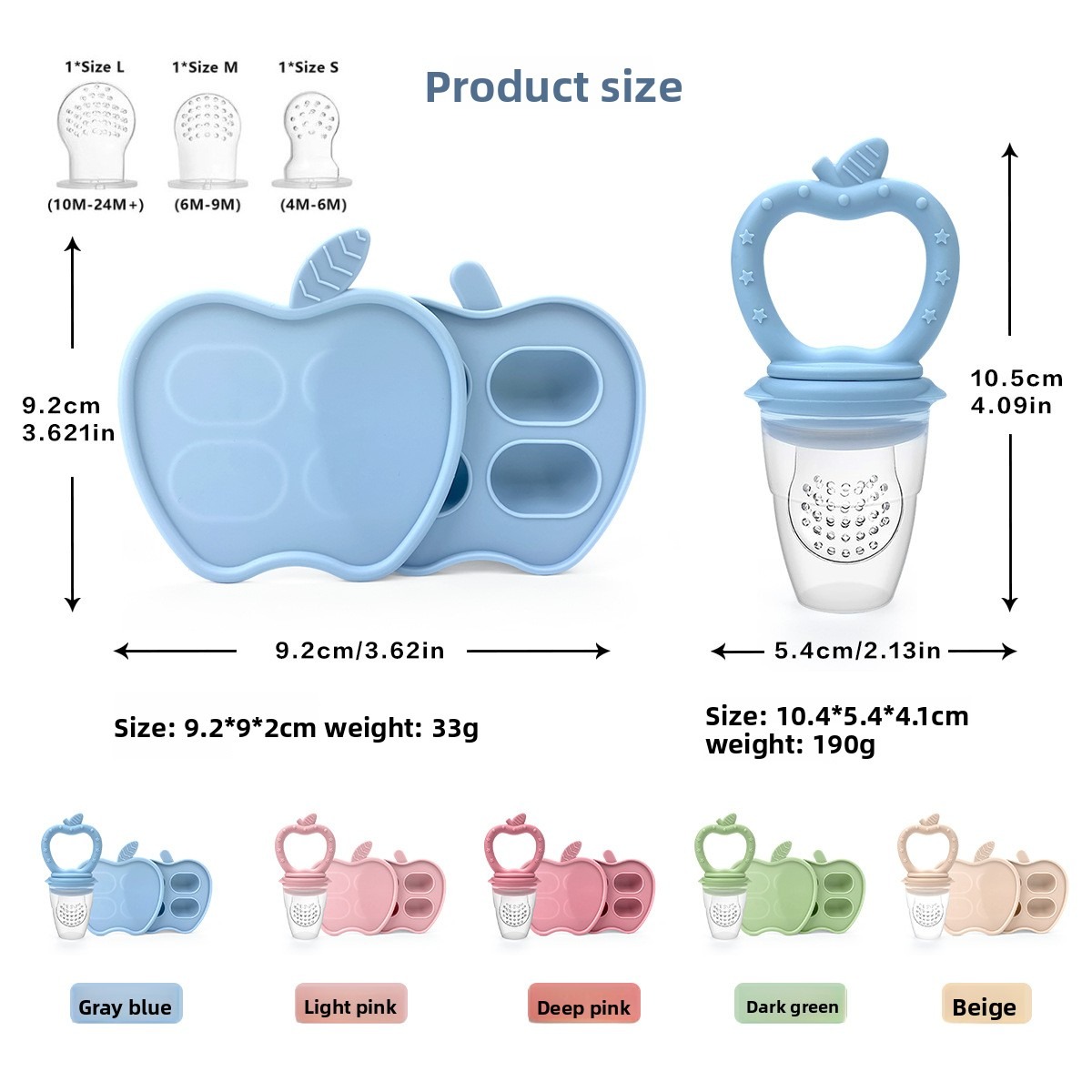 Neues Apple Teething-Eis am St – Baby Food Apple Bewertung und Preis