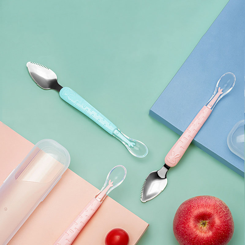 Doppelköpfiger Schaberlöffel z – Baby Food Apple Bewertung und Preis