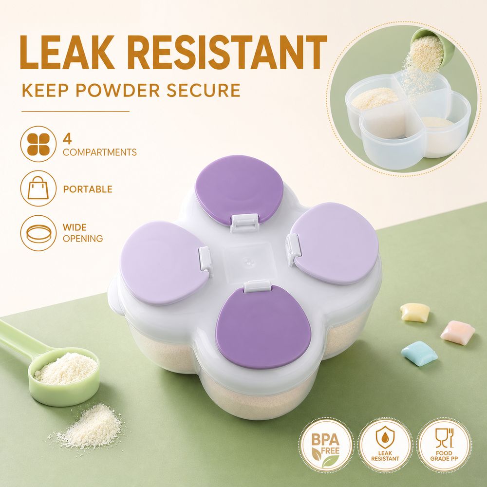 Unterteilter Formel-Dispenser  – Baby Food Container Bewertung und Preis