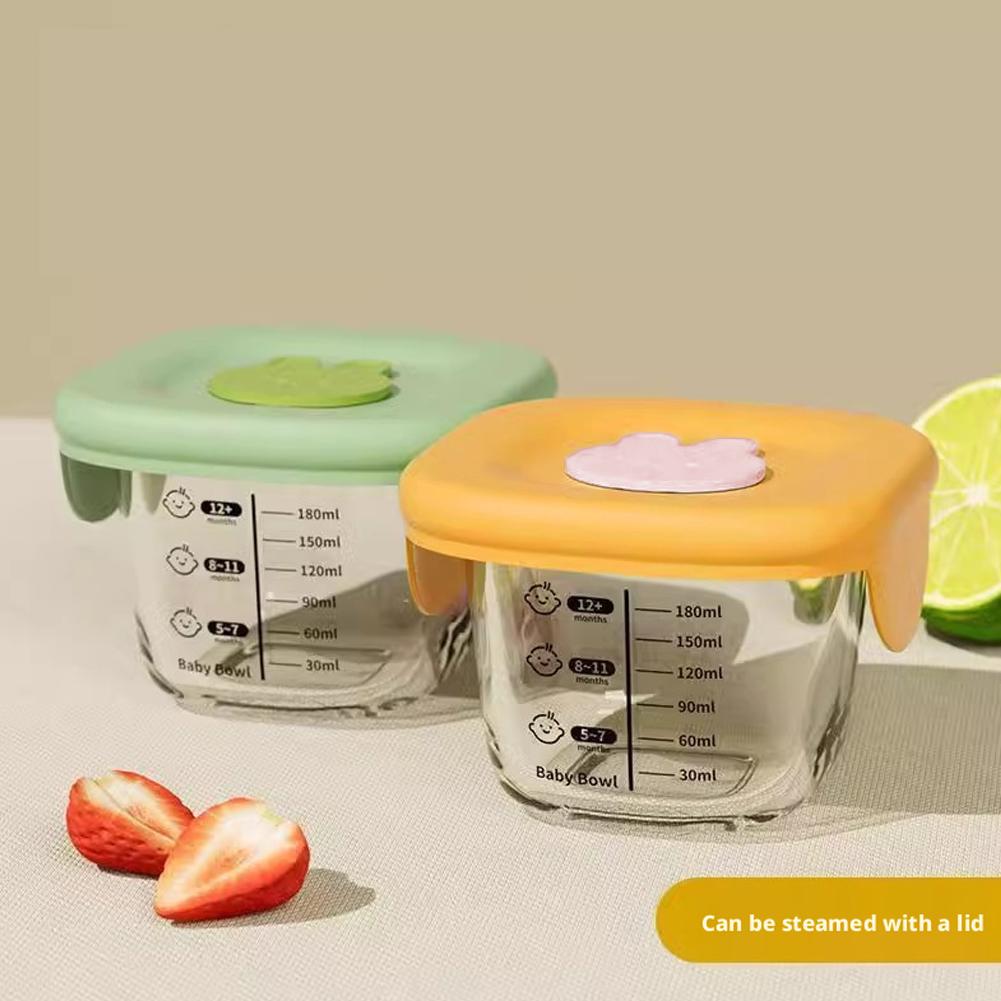 2 Stück Glas-Dampfschüssel, Ba – Baby Food Prep Containers Bewertung und Preis