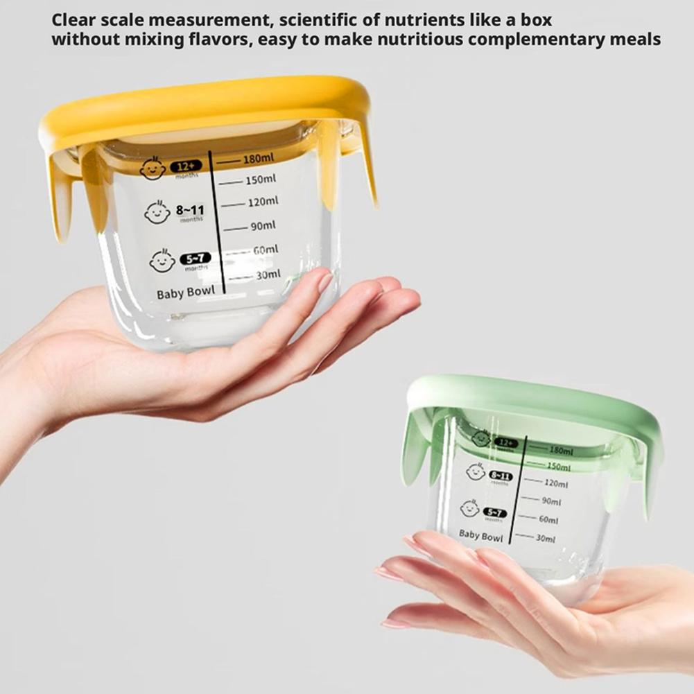2 Stück Glas-Dampfschüssel, Ba – Baby Food Prep Containers Bewertung und Preis