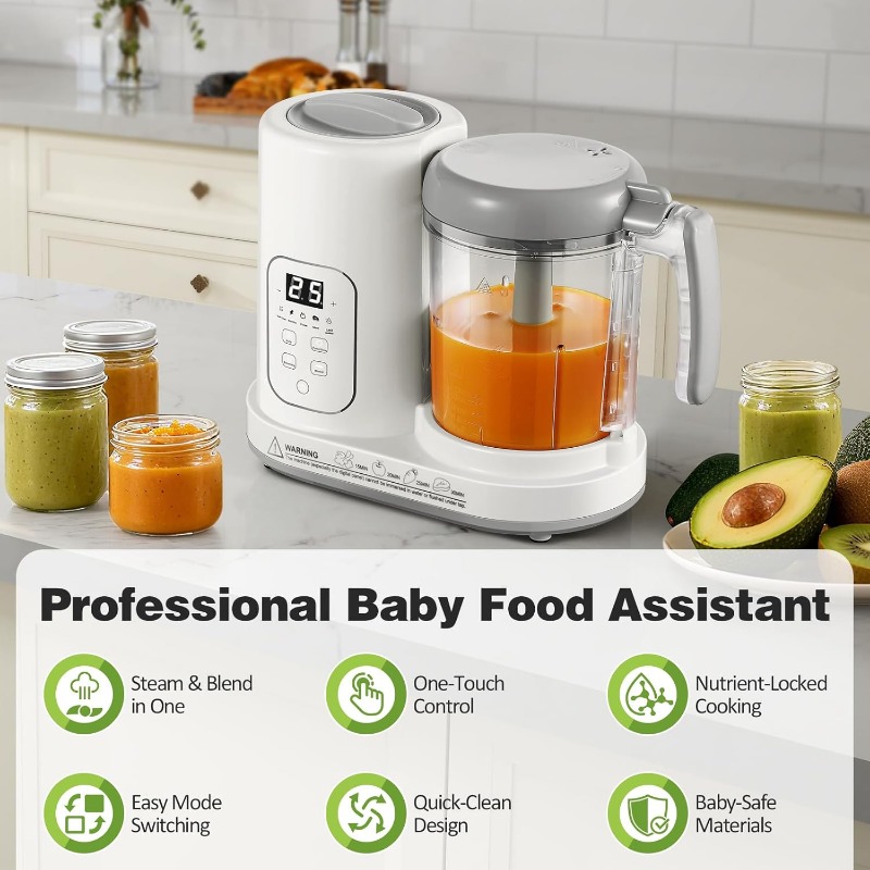 Baby-Nahrungszubereiter Dampfg – Baby Food Quantity Bewertung und Preis