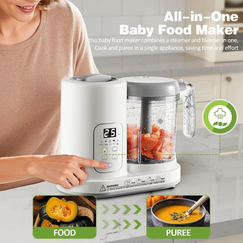 Baby-Nahrungszubereiter Dampfg – Baby Food Quantity Bewertung und Preis