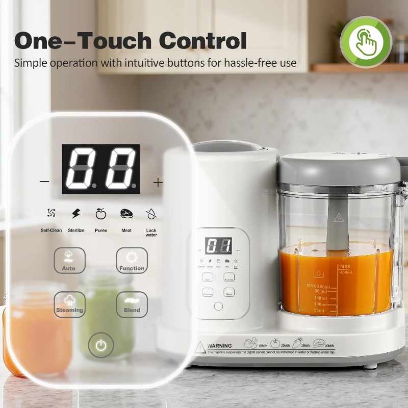 Baby-Nahrungszubereiter Dampfg – Baby Food Quantity Bewertung und Preis