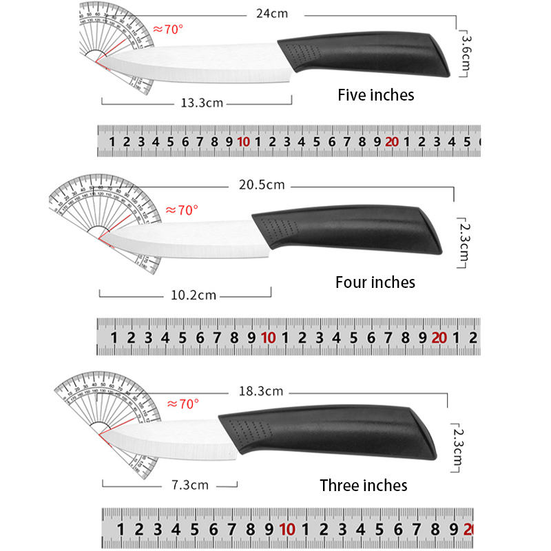 3/4/5 Zoll Keramikmesser, Oxid – Baby Food Quantity Bewertung und Preis