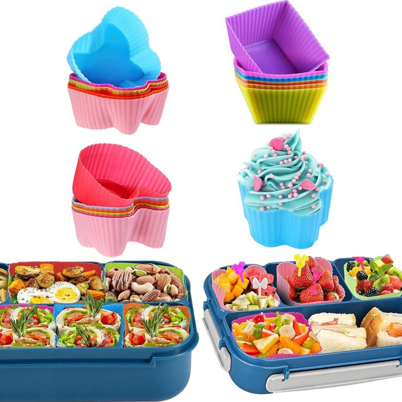 8 Stück Silikon-Lunchbox-Trenn – Baby Food Container Bewertung und Preis