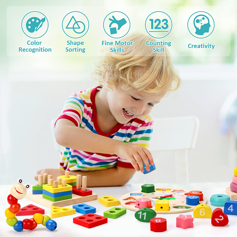 5-6 teile/satz Montessori Holz – Baby Food Quantity Bewertung und Preis