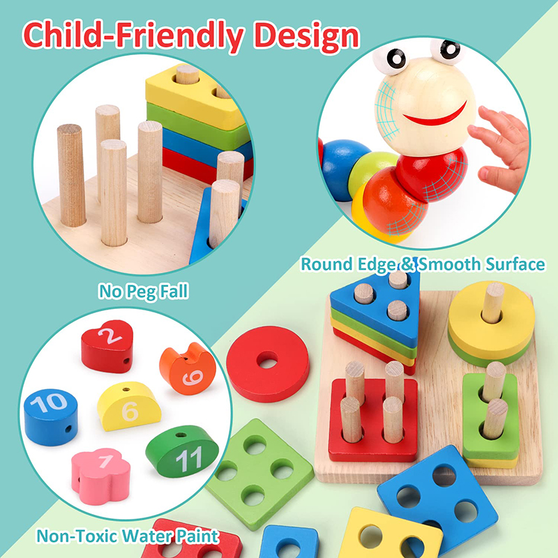 5-6 teile/satz Montessori Holz – Baby Food Quantity Bewertung und Preis