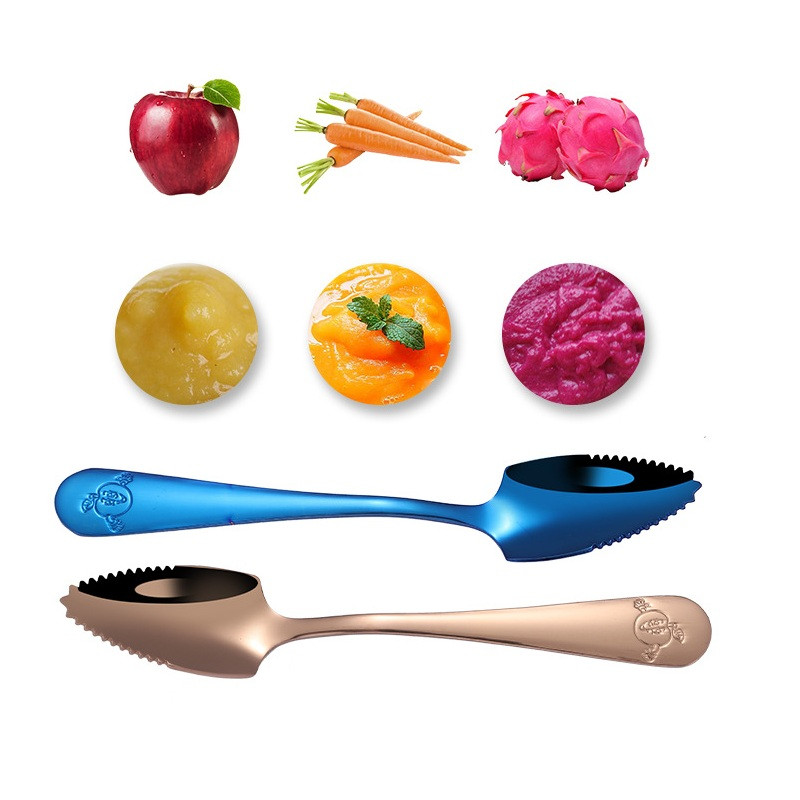 100 Teile/los Edelstahl Sägeza – Baby Food Apple Bewertung und Preis