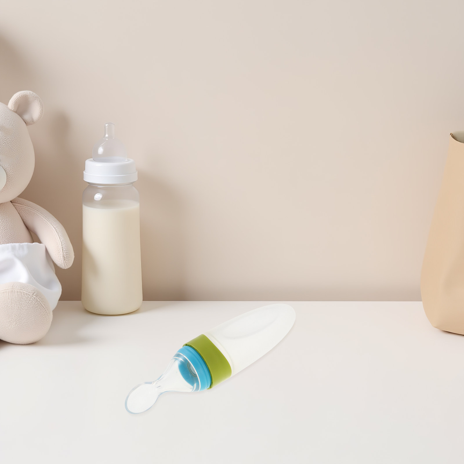 Silikon-Babynahrungslöffel mit – Baby Food Weaning Bewertung und Preis