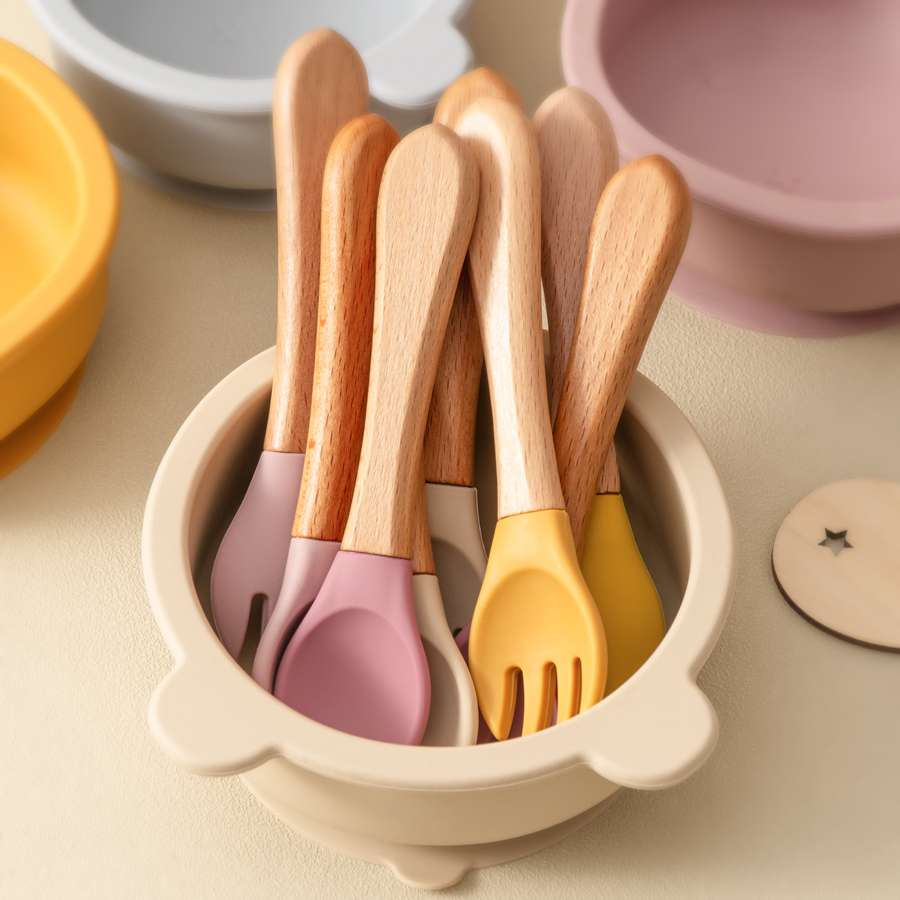 2PCS Baby Lernen Löffel Utensi – Baby Food Quantity Bewertung und Preis